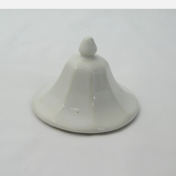 Vintage AVON China Teapot Candle Holder White Blue Floral NWOB - Picture 7 of 7